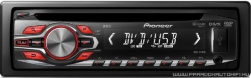 PIONEER DVH-340UB CD DVD USB MULTIMÉDIA LEJÁTSZÓ AUTÓRÁDIÓ