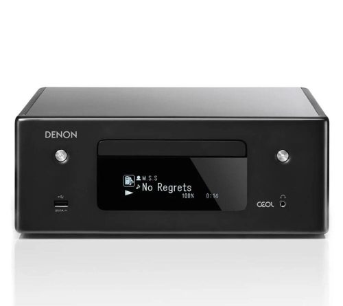 DENON RCDN-10 SZTEREÓ RÁDIÓERŐSÍTŐ CD LEJÁTSZÓ MIKROHIFI FEKETE 