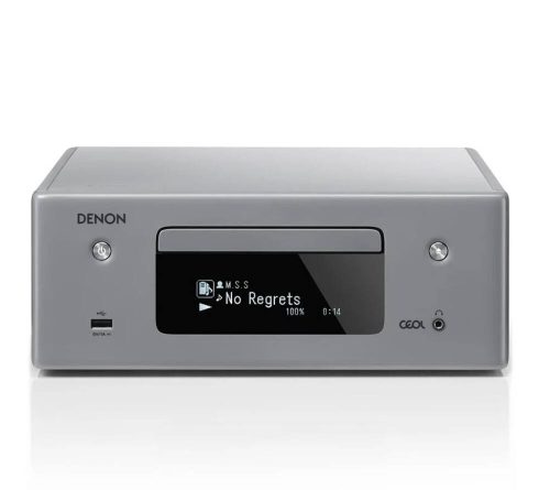 DENON RCDN-10 GREY SZTEREÓ RÁDIÓERŐSÍTŐ CD LEJÁTSZÓ MIKROHIFI SZÜRKE