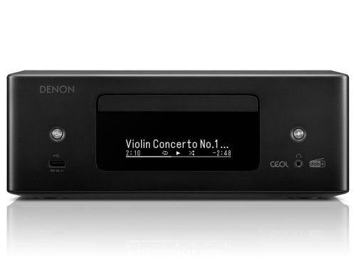 DENON RCD-N12 DAB BLACK HGL MIKROHIFI FEKETE