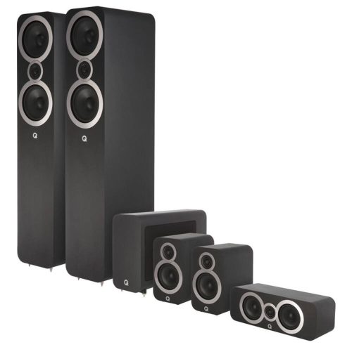 Q ACOUSTICS QA3050i BLACK 5.1 HANGSUGÁRZÓ SZETT 3050i+3010i+3090Ci+3060Si