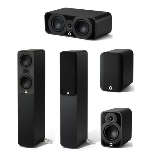 Q ACOUSTICS QA5040 QA5090 QA5010 5.0 HANGSZÓRÓ SZETT - FEKETE