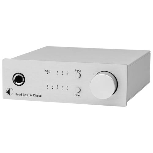 Pro-Ject Head Box S2 Digital - fejhallgató erősítő és DSD DAC EZÜST