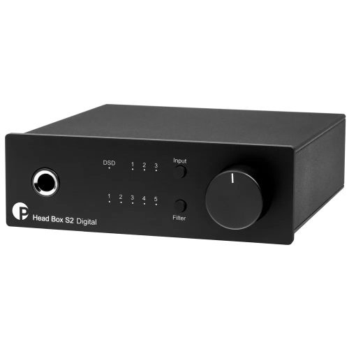 Pro-Ject Head Box S2 Digital - fejhallgató erősítő és DSD DAC FEKETE