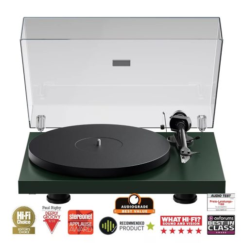 PRO-JECT DEBUT EVO 2 AUDIOFIL LEMEZJÁTSZÓ SELYEMFÉNYŰ FENYŐZÖLD