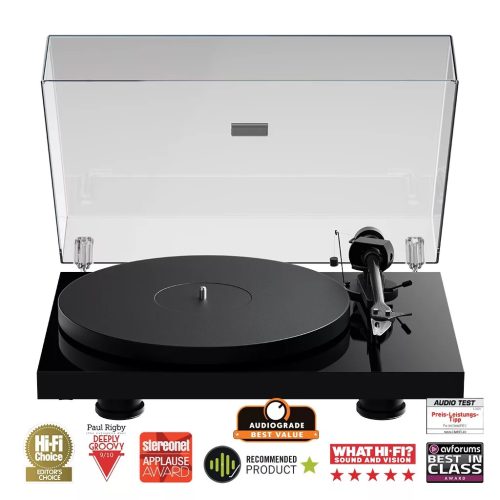 PRO-JECT DEBUT EVO 2 AUDIOFIL LEMEZJÁTSZÓ LAKK FEKETE