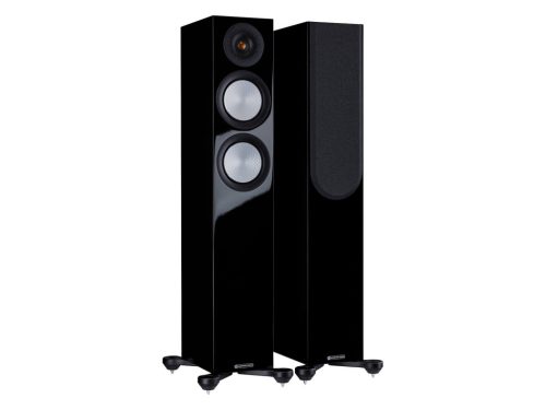 MONITOR AUDIO Silver 200 7G High Gloss Black ÁLLÓ HANGSUGÁRZÓ FRONT HANGFAL PÁR FÉNYES FEKETE