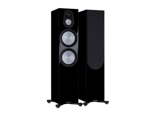 MONITOR AUDIO Silver 500 7G High Gloss Black ÁLLÓ HANGSUGÁRZÓ FRONT HANGFAL PÁR FÉNYES FEKETE