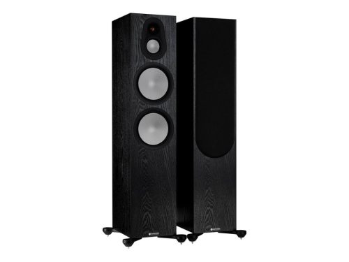 MONITOR AUDIO Silver 500 7G High Gloss Black ÁLLÓ HANGSUGÁRZÓ FRONT HANGFAL PÁR FÉNYES FEKETE